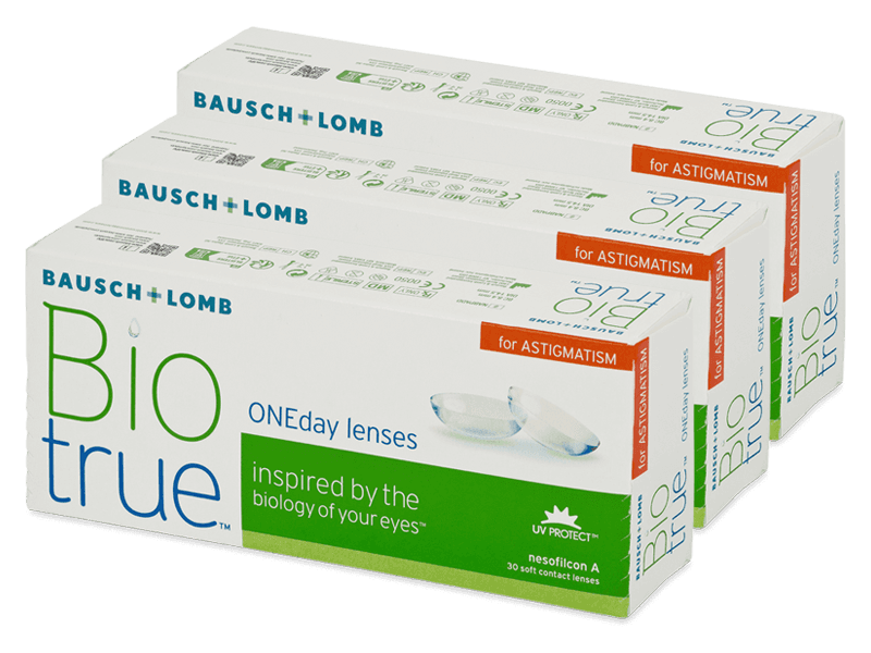 Biotrue ONEday pentru Astigmatism (90 lentile)