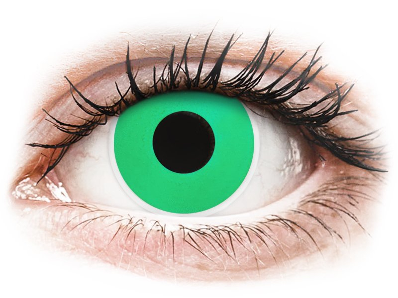 ColourVUE Crazy Lens - nedioptrické (2 čočky) Emerald (Green)