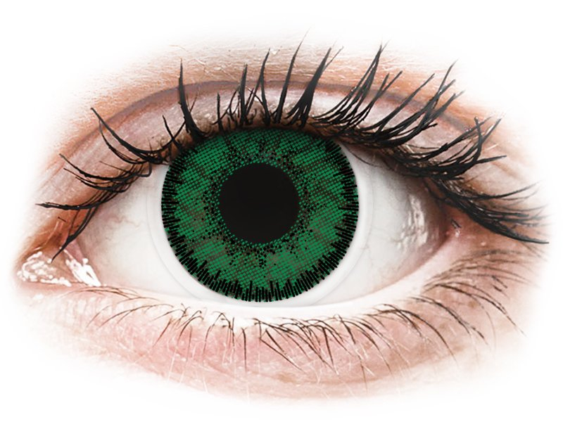 SofLens Natural Colors Emerald - med styrke (2 linser)