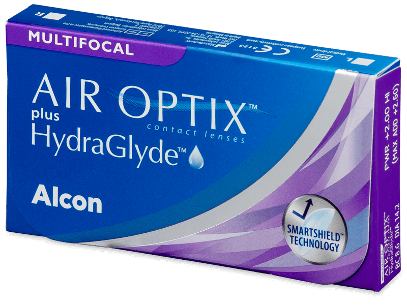 Air Optix plus HydraGlyde Multifocal (6Â linser)