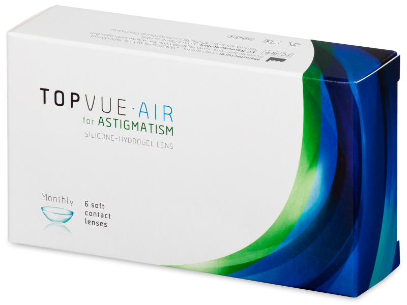 TopVue Air for Astigmatism (6 šošoviek)