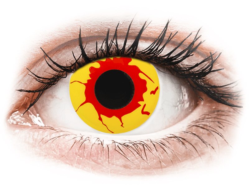 ColourVUE Crazy Lens - nedioptrické jednodenní (2 čočky) Reignfire