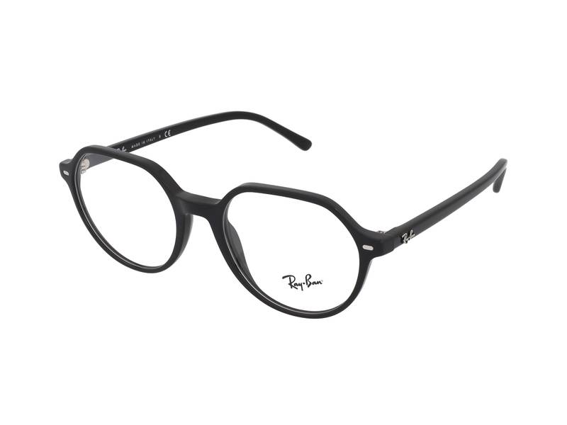 Ray-Ban Thalia RX5395 2000 , Occhiali Da Vista Graduati , Prova Online , Unisex , Plastica , Misura M , Tondi , Nero , Adrialenti