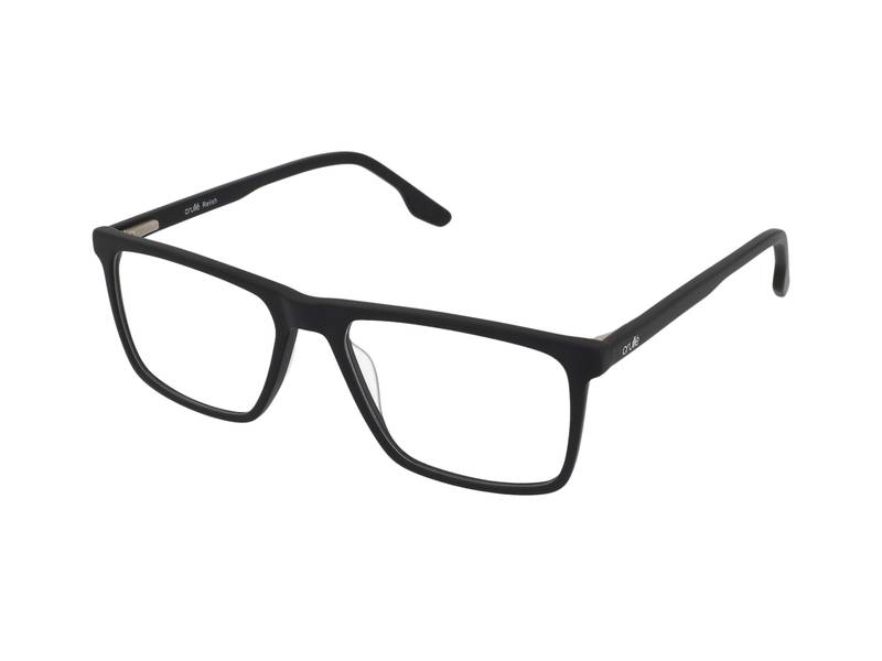 Crullé Relish C1B , Okulary Korekcyjne , Wirtualne Przymierzalnie , Unisex , Plastik , Prostokątne , Czarny