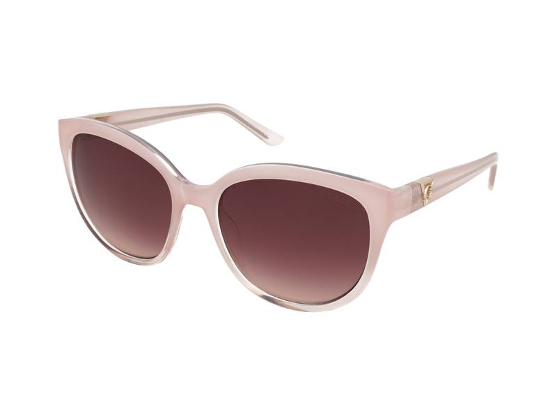 Guess GU7877 74T , Occhiali Da Sole Graduati O Non Graduati , Prova Online , Plastica , Cat Eye , Rosa, Trasparente , Adrialenti