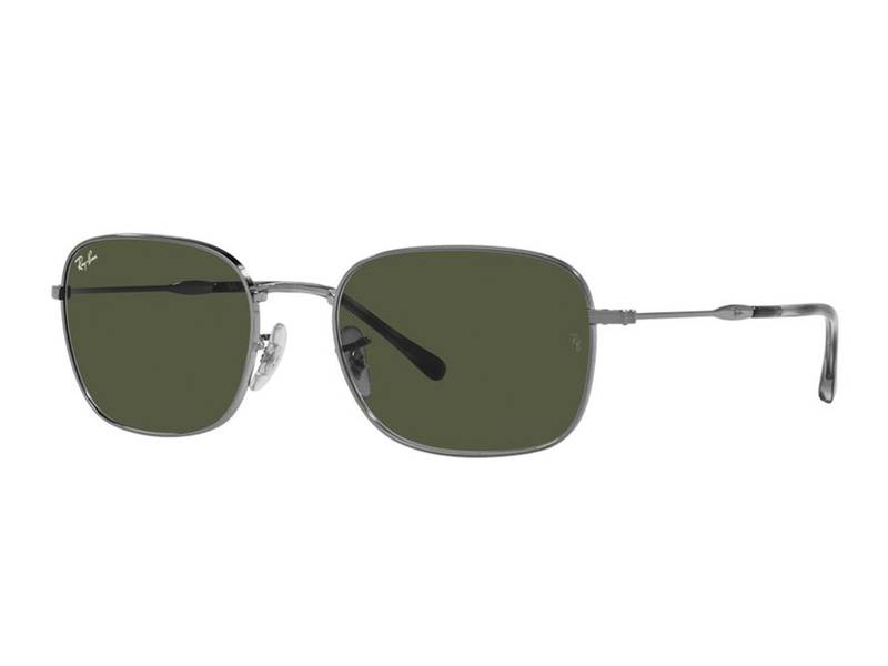 Ray-Ban RB3706 004/71 , Occhiali Da Sole Graduati O Non Graduati , Prova Online , Unisex , Metallo , Misura M , Ovali / Ellittici , Grigio , Adrialent