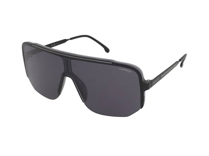 Carrera Carrera 1060/S 08A/IR , Occhiali Da Sole Graduati O Non Graduati , Prova Online , Unisex , Plastica , Misura M , Mascherina , Nero, Grigio , A