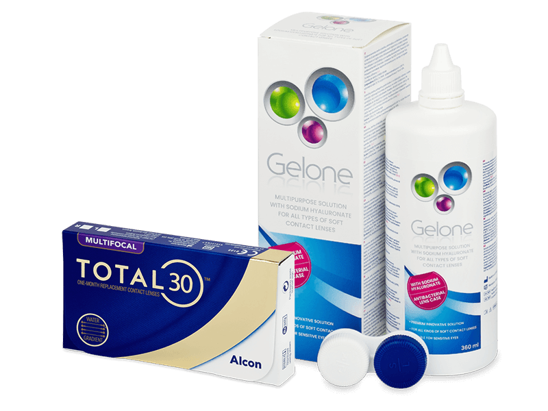 TOTAL30 Multifocal (3 lenses) + Gelone Solution 360 ml