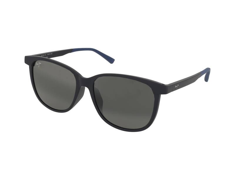 Maui Jim Ilikea AF 650-03 , Occhiali Da Sole Graduati O Non Graduati , Prova Online , Plastica , Misura M , Quadrati , Blu , Adrialenti