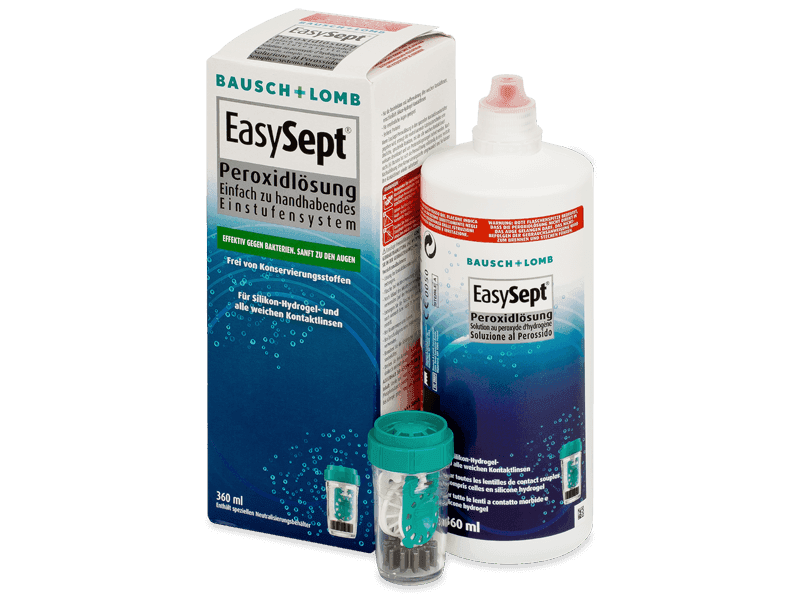 Bausch & Lomb EasySept peroxide oplossing 360 ml