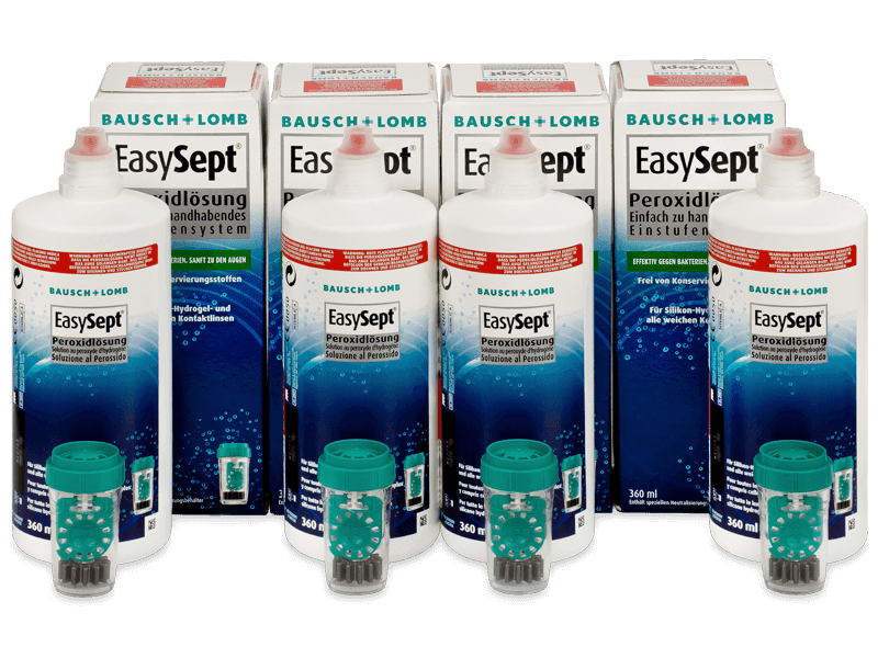 Bausch & Lomb EasySept peroxide oplossing 4x 360 ml