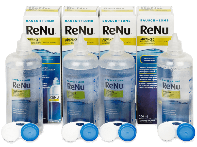 Vezi Soluție ReNu Advanced 4x 360 ml - Livrare 24h Solutions BAUSCH + LOMB