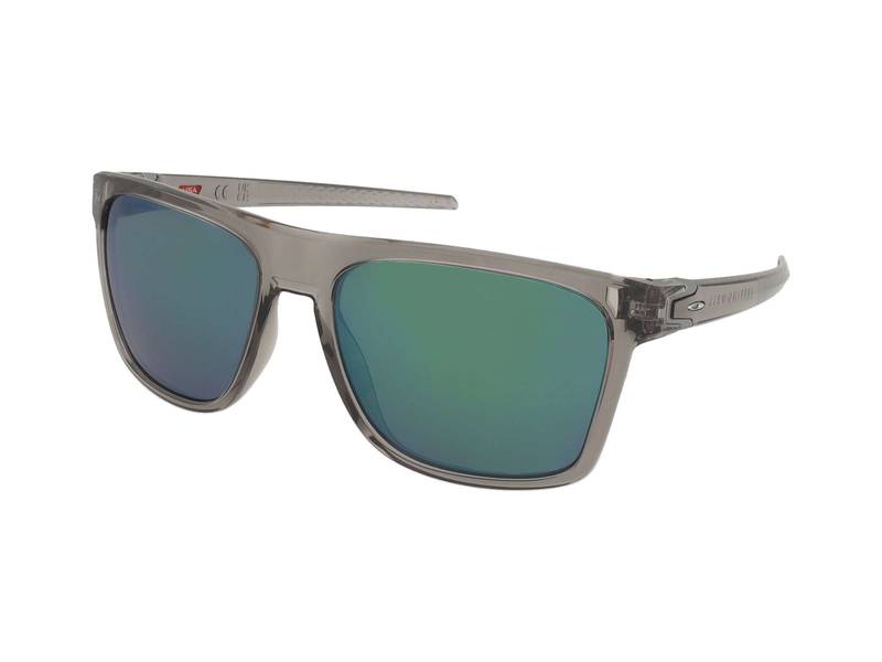 Oakley Leffingwell OO9100 910010 , Occhiali Da Sole Graduati O Non Graduati , Prova Online , Plastica , Misura M , Quadrati , Grigio, Trasparente , Ad