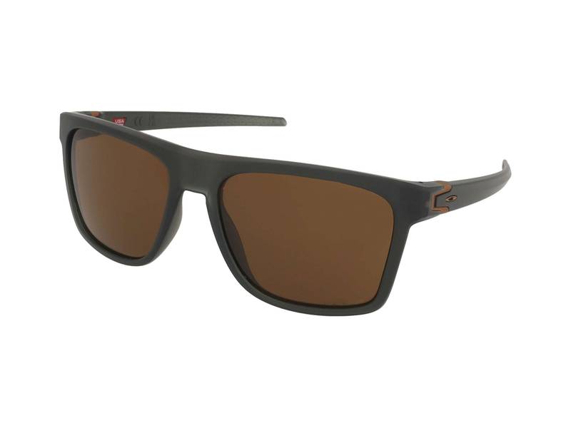 Oakley Leffingwell OO9100 910011 , Occhiali Da Sole Graduati O Non Graduati , Prova Online , Plastica , Misura M , Quadrati , Verde, Trasparente , Adr