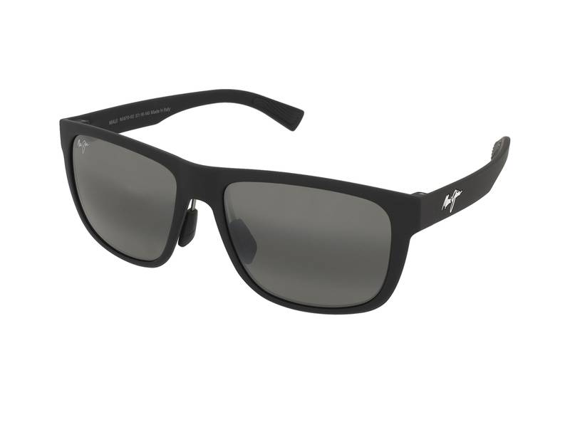 Maui Jim Puakea 670-02 , Occhiali Da Sole Graduati O Non Graduati , Prova Online , Plastica , Misura M , Quadrati , Nero , Adrialenti