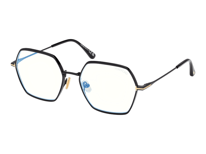 Počítačové brýle Tom Ford FT6050-B/V 001 s filtrem modrého světla