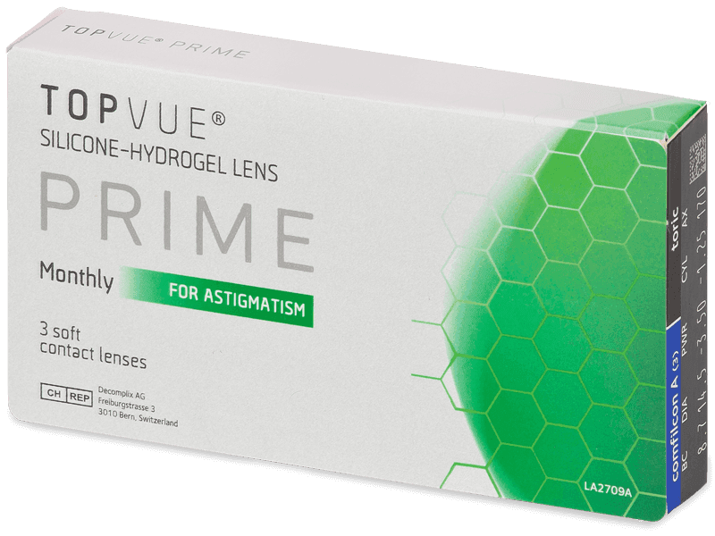 TopVue Prime for Astigmatism (3 šošovky)
