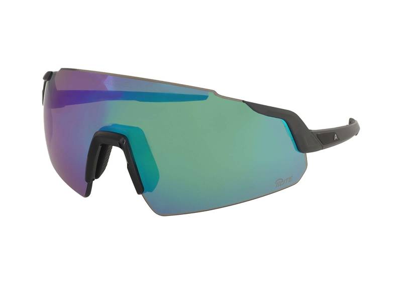 Ochelari de soare Alpina Turbo Q-Lite Midnight-Grey Matt/Green Mirror/Pink