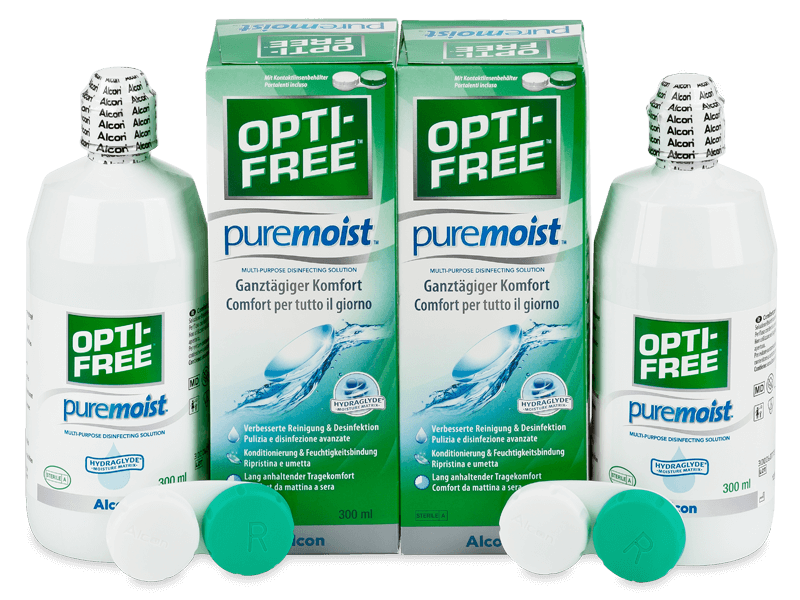 Otopina Opti-Free PureMoist 2 x 300 ml